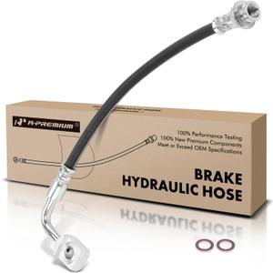 A-Premium Rear Passenger Brake Hydraulic Hose Compatible with Select Pontiac Models - Grand Prix 2005 2006 2007 2008, V8 5.3L - Replace# 15899045 A-Premium Rear Passenger Brake Hydraulic Hose Compatible with Select Pontiac Models - Grand Prix 2005 2006 2007 2008, V8 5.3L - Replace# 15899045