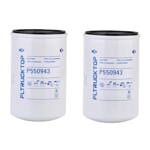 FLTRUCKTOP 2PCS P550943 Fuel Filter Fits GMC 6.2L, Light-Duty Trucks, Detroit Diesel Engines Replace 25011214,BF782,WIX 33124,P553004,FF5033,TP943,FF5018