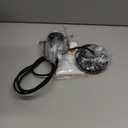 Zlepmlla Glass Pendant LightBlack Pendant Light Fixtures with Seeded Glass Shade, Adjustable Height Hanging Lights for Hallway, Kitchen Island, Dinning RoomBulb not Included