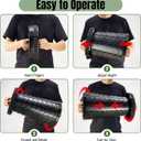 Upgraded Foldable Stool Thickened, Portable Collapsible Stool Retractable Stool for Fishing, Hiking Tours, BBQ, Parties, Outdoor Activities (2pack, Black)