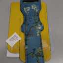 Fintie Universal Tablet Hand Strap Holder - [Dual Stand Supports] Detachable Padded Hook & Loop Fastening Handle Grip with Adhesive Patch for iPad/Galaxy Tab and All 7-11" Tablets, Blossom