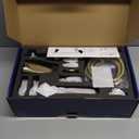 3 Handles Shower Faucet Set with Tub Spout Bathtub Shower Faucet Combo Set Shower System Complete Tub and Shower Trim Kit Brushed Gold Wall Mounted Shower Fixtures