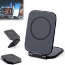 Ultra-Thin Foldable Magnetic Car Phone Mount,Ultrathin Adjustable Magnetic Phone Holder,New Portable Dual Sided Magnetic Phone Holder for Car,Fit for All Phone,Laptop,Gym