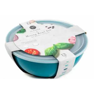Core Mixing Bowl With Lids 12 PCS Set (Blue)