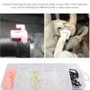 Car Fuel Line Clips,3/8" & 5/16" Durable Automotive Fuel Hose Retainer Clips Replacement,Car Accessories,7 Size Nylon Fuel Line Retaining Clips,Suitable for 3/8" or 5/16" Fuel Lines (160PCS)