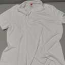 Hanes Women's Sport Cool DRI Polo Shirt, Moisture-Wicking Performance Polo Shirt for Women (X-Large, White - 1 Pack)