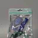 Lucrum Compatible with Honda Key Fob Cover & Leather Keychain - TPU Keyfob Case for Accord Civic CR-V HR-V Pilot Ridgeline, For 5 Button Remote (2022-2026) - Blue and Black