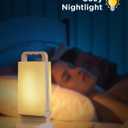 Solar Camping Lantern, Rechargeable Battery Powered Camping Light 6000mAh Up to 80HRS Lasting, Dimmable Night Lamp, Survival Gear for Emergency, Power Outages, Outdoor, Indoor Use