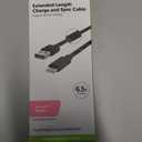 CellCandy 6.5 Feet Braided MFI Black (For Apple 8 pin)