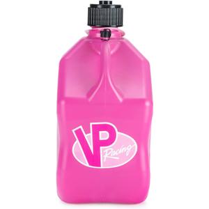 VP Racing 5.5 Gallon Square Motorsport Utility Container Pink with Deluxe Filler Hose (EXP 10/27/26)