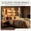 Xuhal 6 Pack 23.6'' x 9.8'' Full-Size Peel and Stick Headboard for Twin Rustic Wood Pattern Self-Adhesive Wall Panels Stick on 3D Soundproof Wall Mount Bed Headboard for Bedroom Playroom