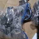 YITAHOME King Size Bed Frame with Bookcase Headboard and 4 Storage Drawers, RGB LED Bed Frame with Type-C & USB Charging Station Storage Headboard Beds, No Box Spring Needed, Noise Free, Black