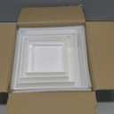 Buffet Risers, Food Display Risers for Party, White Acrylic Risers Display Stand for Buffet Table, Catering Displays for Dessert, Cube Box Nesting Riser with Hollow Bottoms (5"x6"x7"x8"x9"x10" 6 PCS)