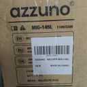 AZZUNO MIG Welder 145A, 110V/220V Dual Voltage 4 in 1 Gas/Gasless Flux Core MIG Welder/Lift TIG/Stick Welding Machine, Wire Feed Welder with Synergic Control