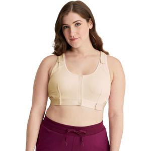 Care+Wear - Post Mastectomy Recovery Bra (Nude, XXX-Large) - Comfortable Post-Surgery Support - Breathable, Adjustable and Front Opening