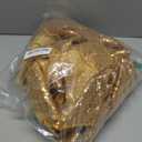 Gold Sequin Backdrop Curtain Panels Stage 2 Pieces 2FTx8FT Sheer Gold Curtains Backdrop Photo Backdrop Curtains for Wedding Birthday Party Background Drapes Christmas Decorations