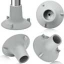 Shower Chair Replacement Feet 4 Pack 1-1/8" I.D Firm and Non-Slip Waterproof Adults Bath Seats Large Rubber Suction Cup Feet Transfer Benches Rubber Feet