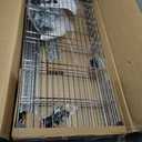 Amazon Basics 5-Shelf Adjustable Heavy Duty Steel Wire Rack, Space Saving Storage Shelving Organizer for Kitchen, Garage, No-Tool Assembly, 350 lbs Weight Capacity, 36" x 14" x 72", Chrome