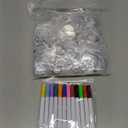 Cunno 36 Pcs Valentine Keychains Crafts, Color Your Own Keychains, DIY Valentines Crafts for Adults, Heart Craft Making Kit, Art Supplies Activity for Classroom Exchange School Party Favors, 12 Styles