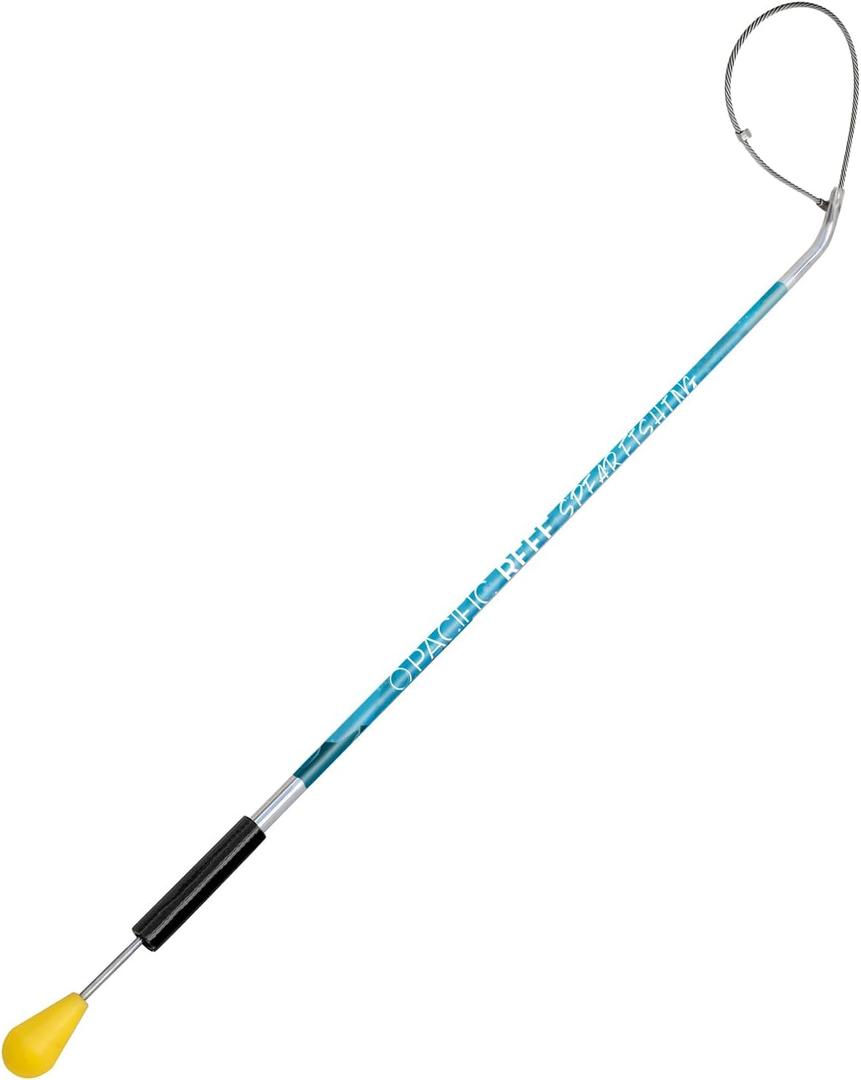 Premium Lobster Noose (Spring Loaded) w/Auto-Tightening - Stainless Steel Lasso for Lobster with Tickle Stick | Heavy Duty Commercial Grade