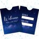 Geyee 500 Pcs Hotel Key Card Envelope Keycard Holder Sleeves Enjoy Your Stay Key Cover for Hotel, 2.4 x 3.5 Inch(Dreamy Style)