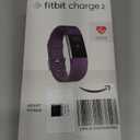 Fitbit Charge 2 Heart Rate + Fitness Wristband, Plum, Small (US Version) (Small (Pack of 1))