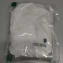 Alimens & Gentle Stretch Mens Dress Shirts Slim Fit Long Sleeve Casual Skinny Muscle Fit Wrinkle Free Button Down Shirt (XX-Large, White)