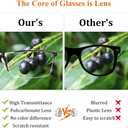 Lcbestbro Reading Glasses for Men, 2.5 Blue Light Blocking Reading Glasses Metal Readers (Pack of 3)