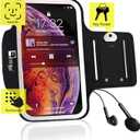 RevereSport Premium iPhone 13 Running Armband. Premium Phone Arm Holder for Sports, Gym Workouts and Exercise