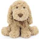 Poodle Puppy Goldendoodle Stuffed Animal, Adorable Toy Dog Labradoodle Plush for Kids Boys Girls Birthday Easter Nursery Bedtime Gift, 11.8 Golden