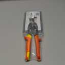 Klein Tools 1202S Metal Shears, Aviation Snips, Straight Cut, Orange