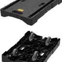 HBFBDRCT Furniture Dolly 4 Wheels Heavy Duty Plastic Dolly Cart, 330-lb Load Capacity Furniture Moving Dollies with 4 Wheels for Piano, Couch, Fridge, Washing Machine, Big Plant