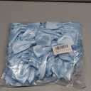 50 Pcs 5 Inches Twist Tie Satin Ribbon Bows Pretied Premade Craft Bows for Treat Bags Gift Wrapping Basket Wedding Baby Shower Brithday Christmas Party (Baby Blue)
