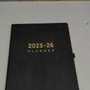 2026 Planner - Jan 2026 - Dec 2026, 2026 Planner Weekly and Monthly, 8.5" x 11", Pen Holder, Calendar Stickers, Pocket, 25 Notes Pages, Faux Leather Cover, A4 Premium Paper - Blue