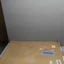 Royxen Standing Pegboard Display with T-Base, 2 x 5 Feet Metal Pegboard Display Stand with 30 Hooks, Peg Board Panels with Wheels for Vendors, Home and Retail Store (White)