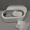 Ultrasonic Cleaner, KRX 47kHz Portable Professional Ultrasonic Jewelry Cleaner Machine with Touch Control & 4 Time Modes for Ring, Eyeglasses, All Dental, Retainer (Pure White, 450ml)