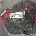 Christmas Garlands,2.7M/ 9FT Christmas Garland,Christmas Garland with Lights, and Berries and Balls,for Fireplaces,Stairs, Interior Decoration,Christmas Decoratio