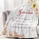 Grandma Gifts - Gifts for Grandma - Grandmas Birthday Gift from Grandkids - Best Grandmother Gift - to My Grandmom Throw Blanket 60"X50"