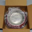 Combo of Anti-Skid Water and Food Feeding Bowls Pack of 2 Stainless Steel Pet Bowl Black & White, 23.66 fl oz Each, Black + Red