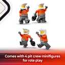 LEGO City F1 Pit Stop & Pit Crew with Ferrari Car Toy - Model Race Car Toy Building Playset for Kids, Boys and Girls, Ages 6+ - F1 Collectible for Fans - Gift Idea for Birthdays - 60443