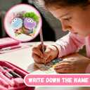 2 x 24 Pack Valentines Day Gifts Plush Toys Monster Keychain for Kids with Valentines Cards for Kids Classroom Exchange School Prize Exchange Party Favors Stuffed Toys