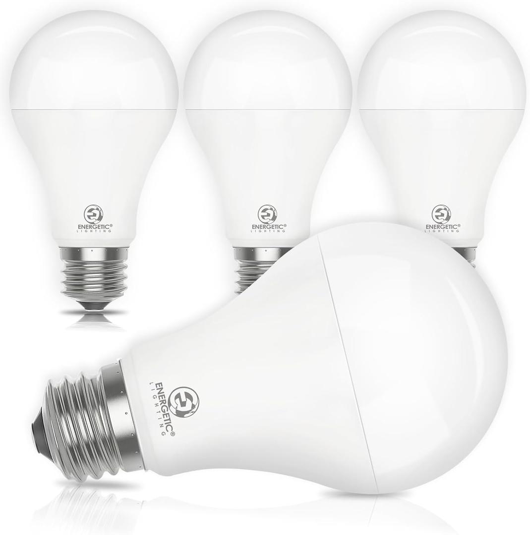 4 Pack 150 Watt LED Light Bulb, Super Bright A21 Warm White 3000K, Non-Dimmable, 2300LM LED Bulb, High Lumen Light Bulbs, E26 Base, UL Listed