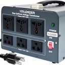 Yinleader 5000 Step Up/Down Transformer Converter 110/120 Volt - 220/240 Volt w/US Power Cord,Circuit Breaker Protection (Grey)