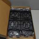 Alavisxf Stackable CD Storage Rack - 2 Pack ABS Organizer Holds 40 Slim CD Cases, Ideal for Home, Office, Music Room