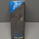 Neck Pillow for Sleeping, Travel Pillow, Camping Pillow, Ergonomic Memory Foam Compressible Medium Firm, Ideal for Home, Bedroom, Office and Camping (Blue, M) (M-17.7x12x4/3 In)