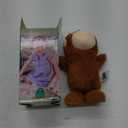 Hopearl Talking Singing Monkey Repeats What You Say Walking Electric Interactive Animated Toy Speaking Plush Buddy Gifts for Toddlers, Brown, 8.5''