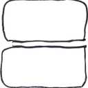 ApplianPar Front Driver and Passenger Side Door Weatherstrip Frame Rubber Seal for Hyundai Tucson 2016-2021, 82130-D3000