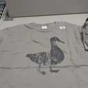 Duck Vintage Design - Distressed Duck Print T-Shirt, Size L