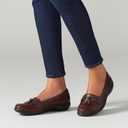 Clarks Women's Ashland Bubble Loafer, Brown Multi, 8 Wide
