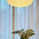 large White Oblate Pendant Lamp Shade 55.5cm(21.85in) Chinses lantern Home Decor Paper Ceiling Lampshade